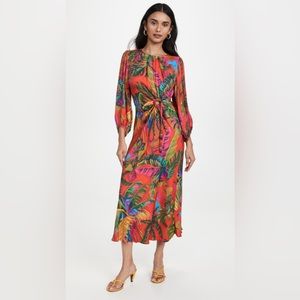 Farm rio Urban jungle midi dress- Small
